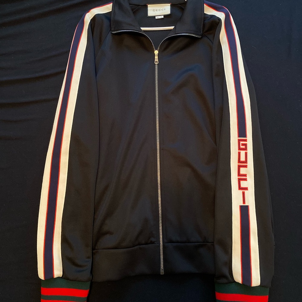 Mens  XL Gucci track jacket , worn maybe 3 times practically brand new